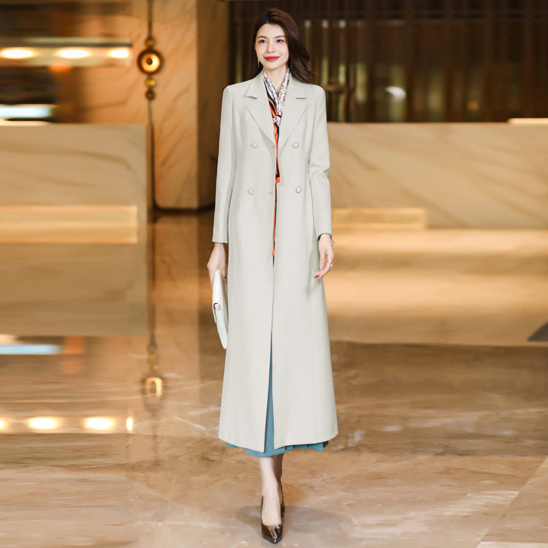 正式场合百搭中长风衣女2025春秋新款高级感气质显瘦高档外套502,淘宝优惠券,粉丝福利购,淘宝优惠卷