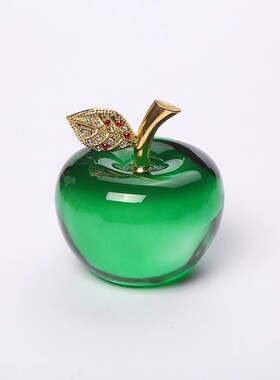 水晶小苹果平安夜创意礼品装饰品