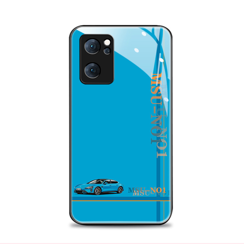 MSU雅灰适用opporeno7手机壳Reno7pro新款7se钢化玻璃ren07酷炫0pp0潮男保护套高级简约全包防摔硅胶边薄硬壳 - 图3