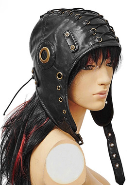 性机车飞行帽服装配饰饰品蒸汽朋克软皮ebay亚马逊外贸跨境wish中