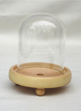工厂加工多种规格实木底座 竹木底托 木底座 永生花玻璃罩底座