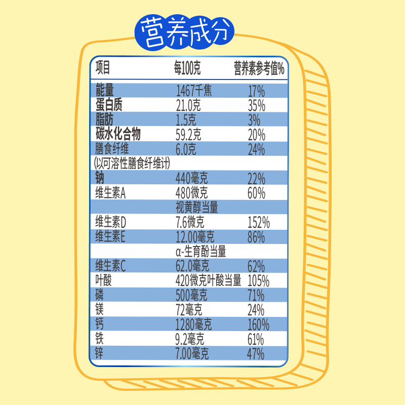 Nestle/雀巢奶粉安骼高钙高铁女士脱脂成人奶粉350g盒装营养早餐 - 图1