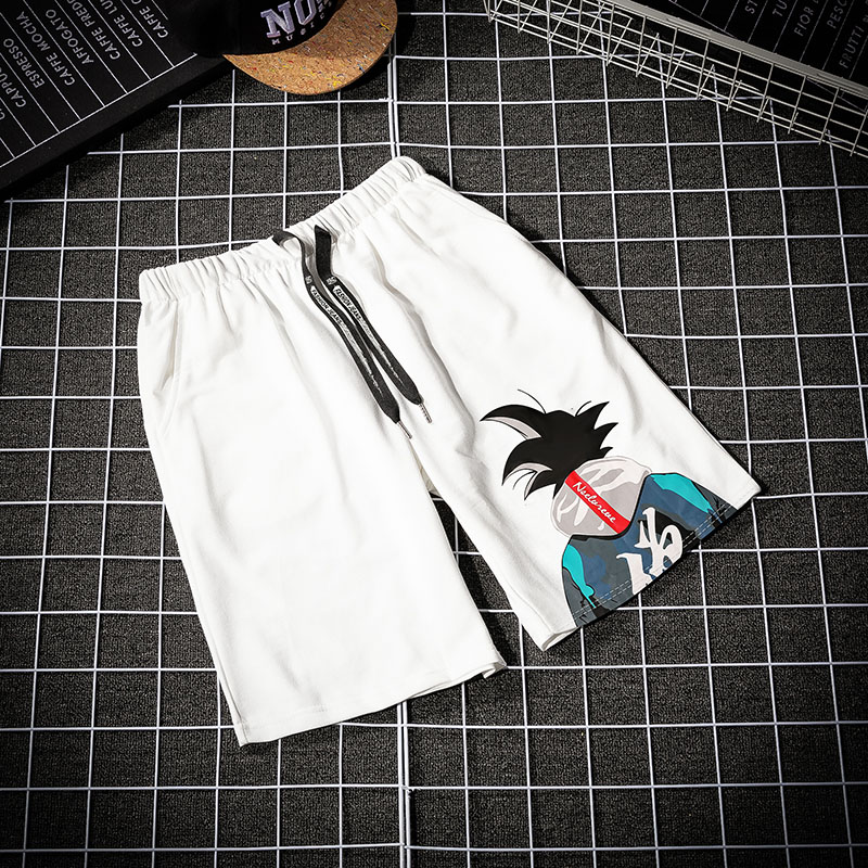 哲谷旗舰店夏季运动裤子韩版潮流短裤港风ins宽松直筒五分裤学生休闲裤男装1