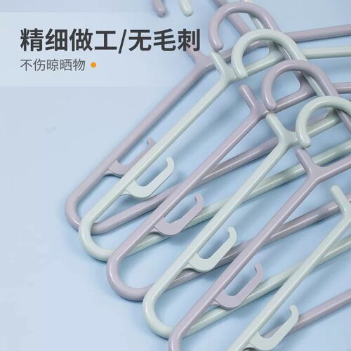 茶花衣架加粗加大50cm衣服撑子大人衣撑大号家用挂衣晾衣男士宽肩 - 图1