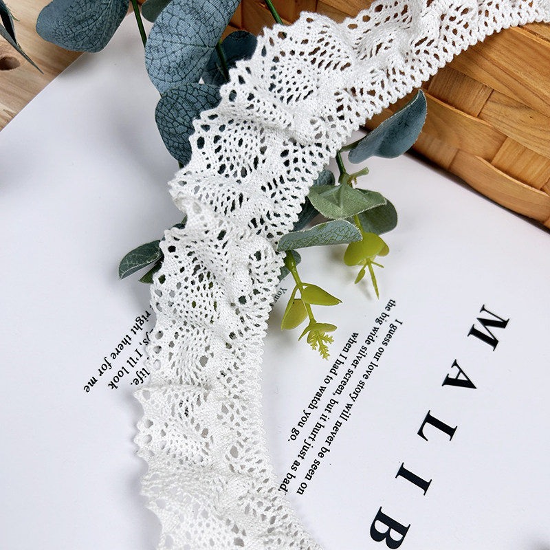 全棉镂空花边弹力棉线松紧编织皱褶蕾丝DIY衣服裙边袖口发饰礼盒,淘宝优惠券,粉丝福利购,淘宝优惠卷