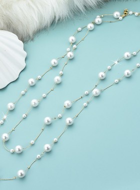 酷瑞莎圆珠链女时尚简约长款