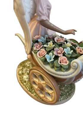 雅致天使欧式风西班牙人偶摆件