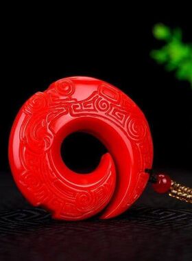 工厂回纹仿古项链时来运转吊坠