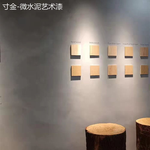 寸金微水泥艺术涂料水泥漆清水混凝土白色肌理漆微水泥水性艺术漆 - 图2