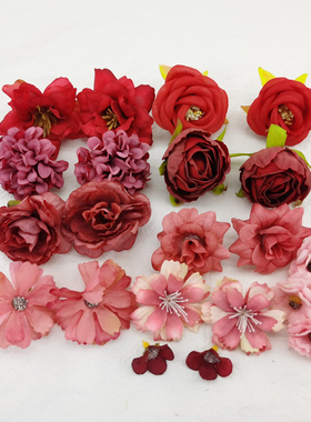 花海大世界仿真花绢花头饰痛痛包