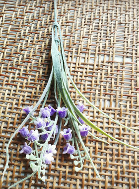 森系diy材料仿真花草帽喜糖白霜
