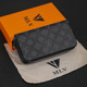 2025 new M LV bag women new women's bag old-fashioned zipper wallet genuine leather men and women universal long clutch bag
