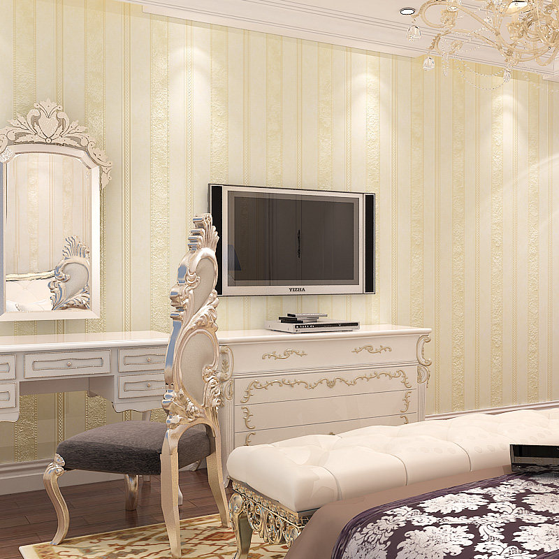 欧式壁纸大花马士革条纹奢华卧室3d立体无纺布墙纸客厅电视背景墙,淘宝优惠券,粉丝福利购,淘宝优惠卷