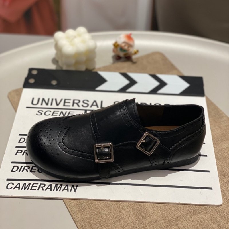 英伦风搭扣乐福鞋女2026圆头平底一脚蹬小皮鞋防滑皮带扣休闲单鞋,淘宝优惠券,粉丝福利购,淘宝优惠卷