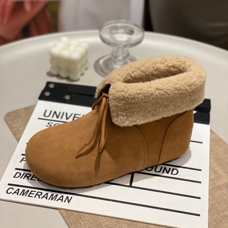 马丁靴女款2025年冬季新款时尚百搭舒适轻便休闲加绒圆头加厚短靴,淘宝优惠券,粉丝福利购,淘宝优惠卷