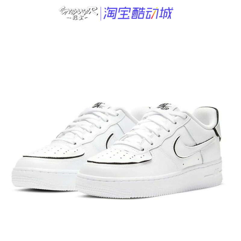 Nike Air Force 1 AF1魔术贴低帮女子空军板鞋CT3840-DB2812-100-图0