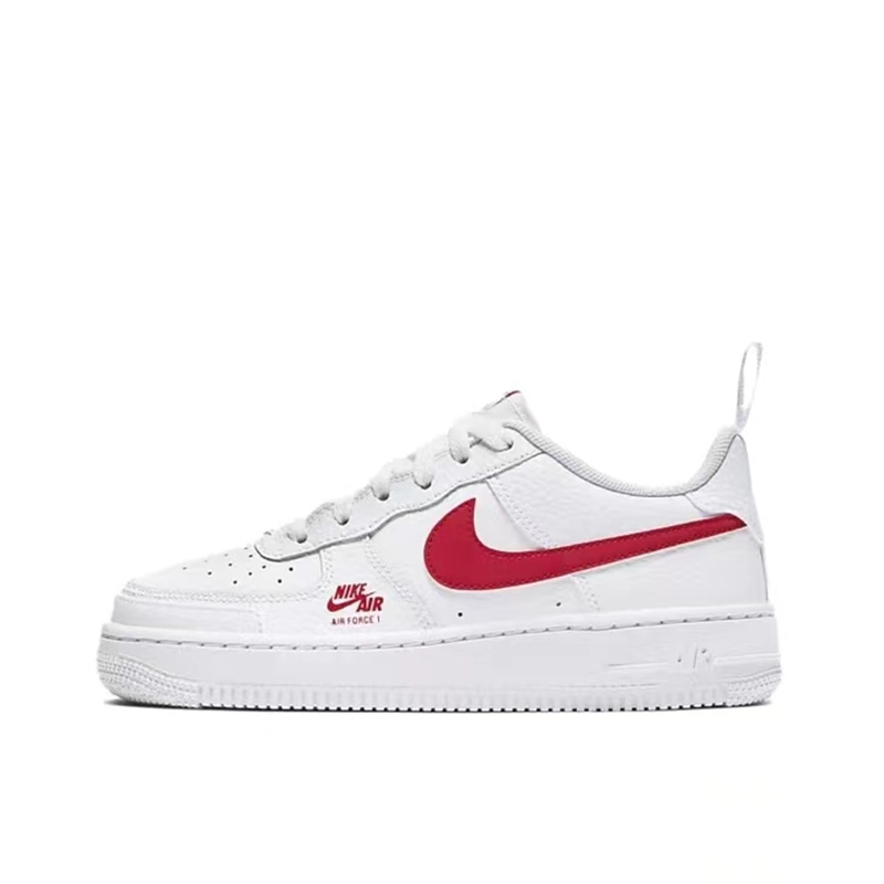 现货Nike/耐克Ai r Force1 解构反光钩子女子运动板鞋CZ4203-100 - 图3