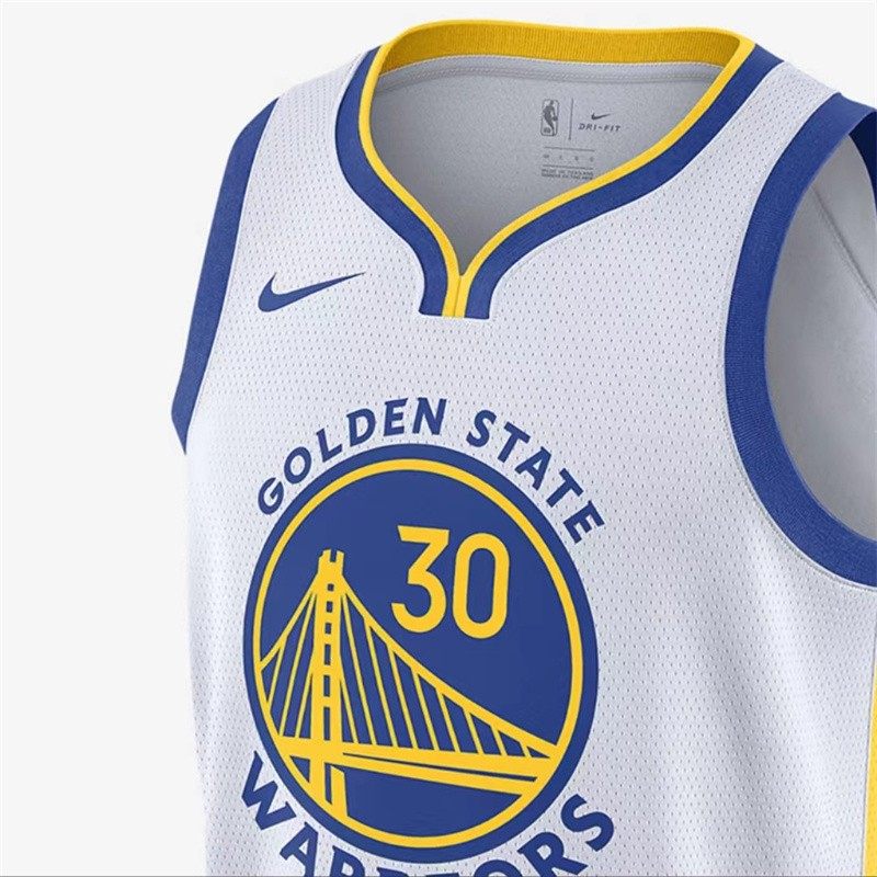 酷动城Nike NBA库里勇士队 SW球迷版/20-21 30号球衣CW3591-107_虎窝淘