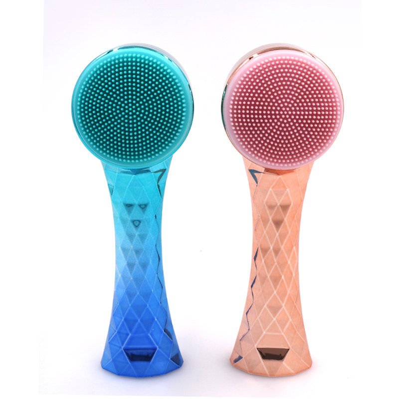 双面电镀洗脸刷站立软毛洁面刷手动清洁毛孔钻石切面洁面仪柔细刷,淘宝优惠券,粉丝福利购,淘宝优惠卷