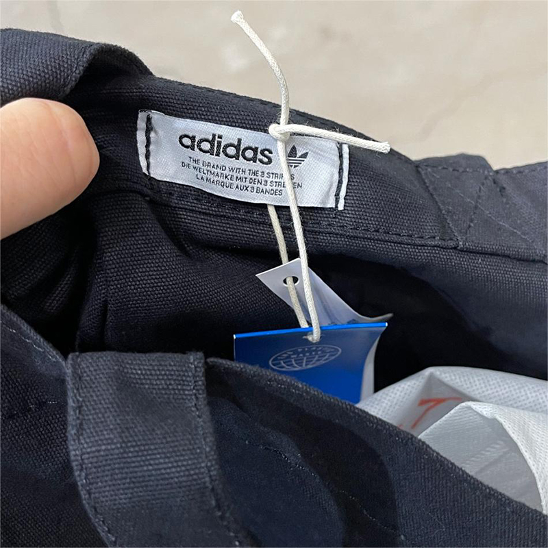 Adidas阿迪达斯三叶草包男女手提袋帆布包休闲包轻便斜挎包H64170