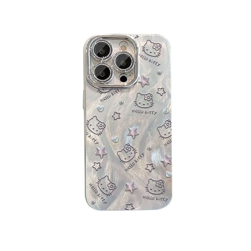 适用KT猫17air苹果16E手机壳iPhone15promax专用14plus外壳13爆款12羽纱11带镜头膜8新款女7防摔xsmax保护套6 - 图3