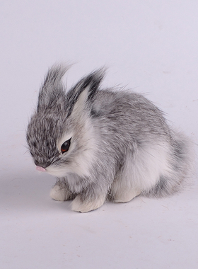 仿真可爱风家居生日礼物兔子摆件