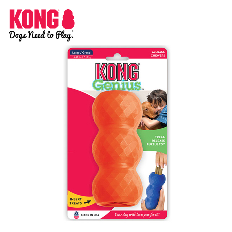 KONG狗狗漏食玩具益智磨牙橡胶金毛泰迪消耗体力宠物解闷藏食丰容