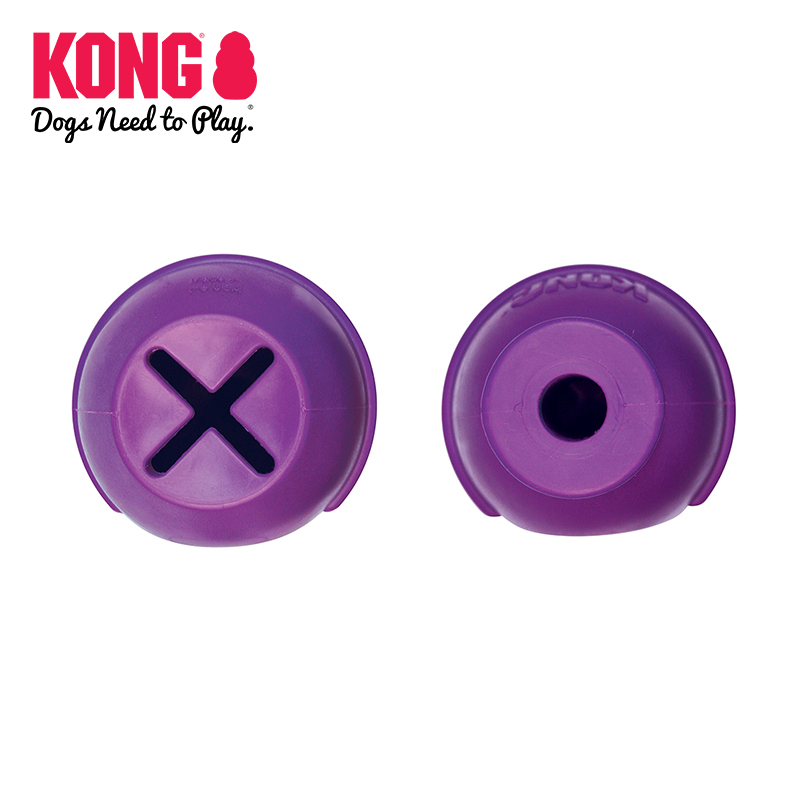 KONG狗漏食玩具磨牙解闷天才达芬奇藏食丰容天然橡胶智力宠物玩具