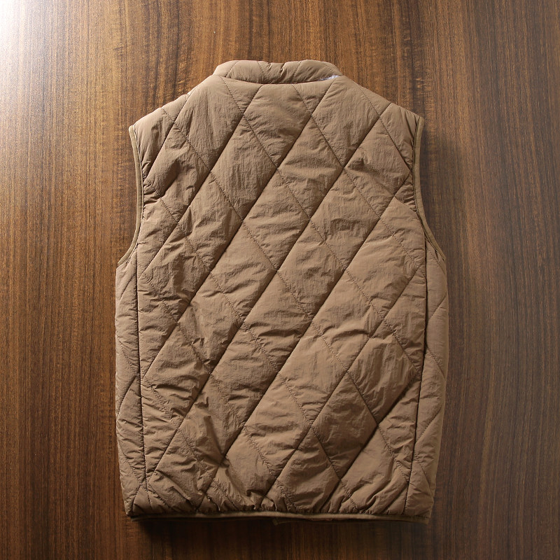复古绗缝！防风保暖！秋冬男女纯色时尚立领休闲棉马甲背心外套潮,淘宝优惠券,粉丝福利购,淘宝优惠卷