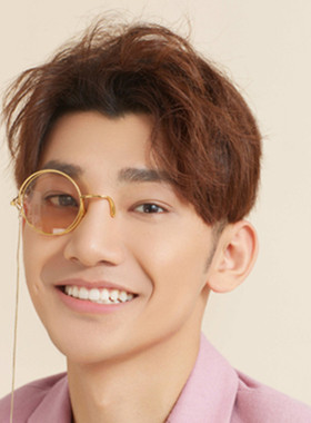 英伦复古风动漫复古风单片眼镜