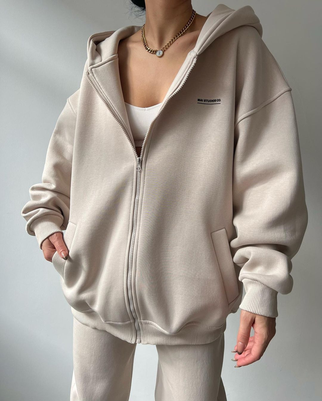 2024 hoodie pants casual fashion printed hooded set 套装 - 图1