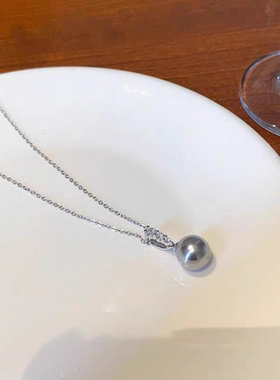 赵露思同款吊坠项链小众高级感冷淡风锁骨链毛衣链气质百搭