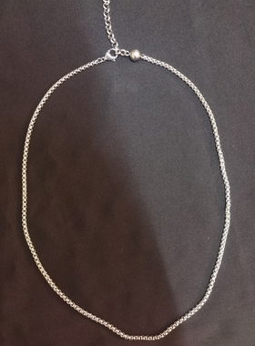 潮酷嘻哈钛钢配饰不锈钢珍珠链