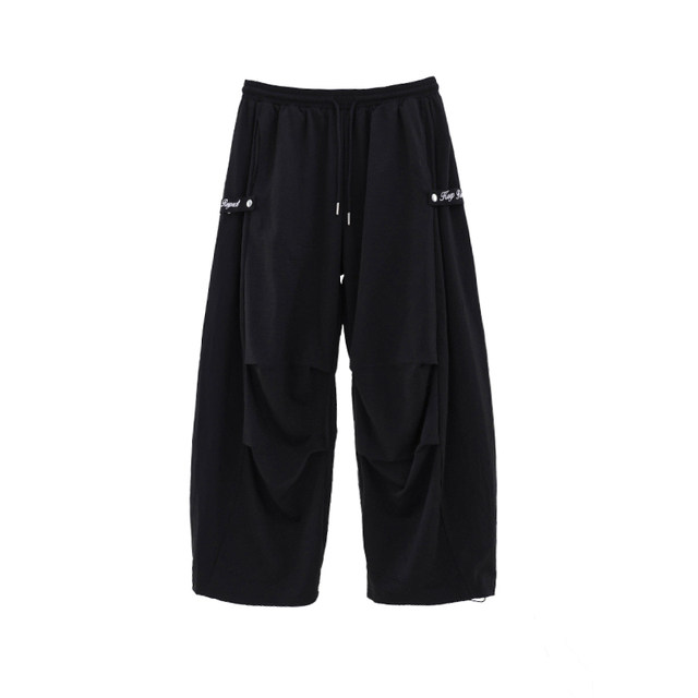 CBXLAB ຮິບຮັອບຍີ່ຫໍ້ດັງ trendy breathing side buckle hip-hop personality dance trousers jazz casual pants trendy