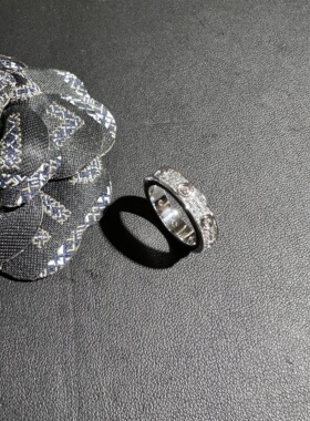 黄铜2026新款满天星戒指环女小众设计感高级轻奢风百搭时尚