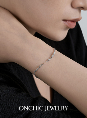 银色手链Onchic百搭女
