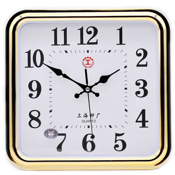 Shanghai Clock Factory Silent Wall Clock Living Room Bedroom Clock Modern Simple Fashion Wall Clock Home Wall Quartz Clock