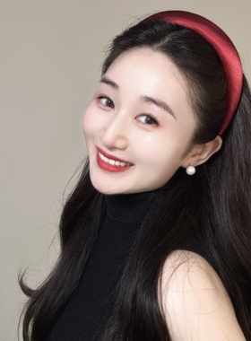 缎面安可拉红高颅顶发箍绝美显白