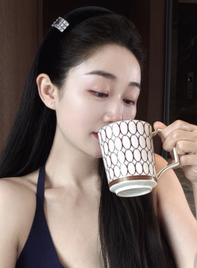 蒋依依紫色水晶方糖黑丝绒发箍闪