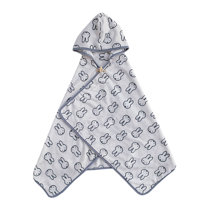 呼呼熊午睡毯子小学生 教室毛毯冬季披肩斗篷 儿童午休连帽披肩毯 - 图0