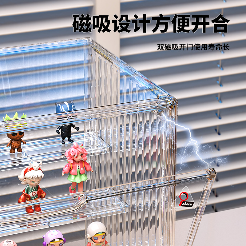 Large capacity transparent dustproof box