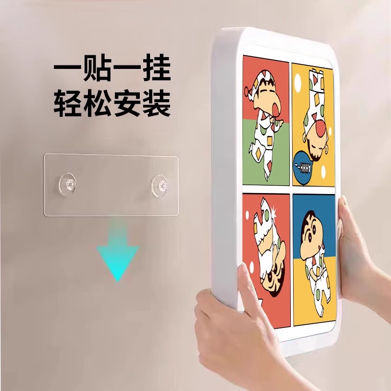 浴室壁画收纳箱可折叠置物架防水卫生间墙上柜子盒洗澡放衣服神器