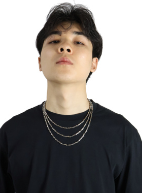 莫比乌斯百搭小众钛钢项链男