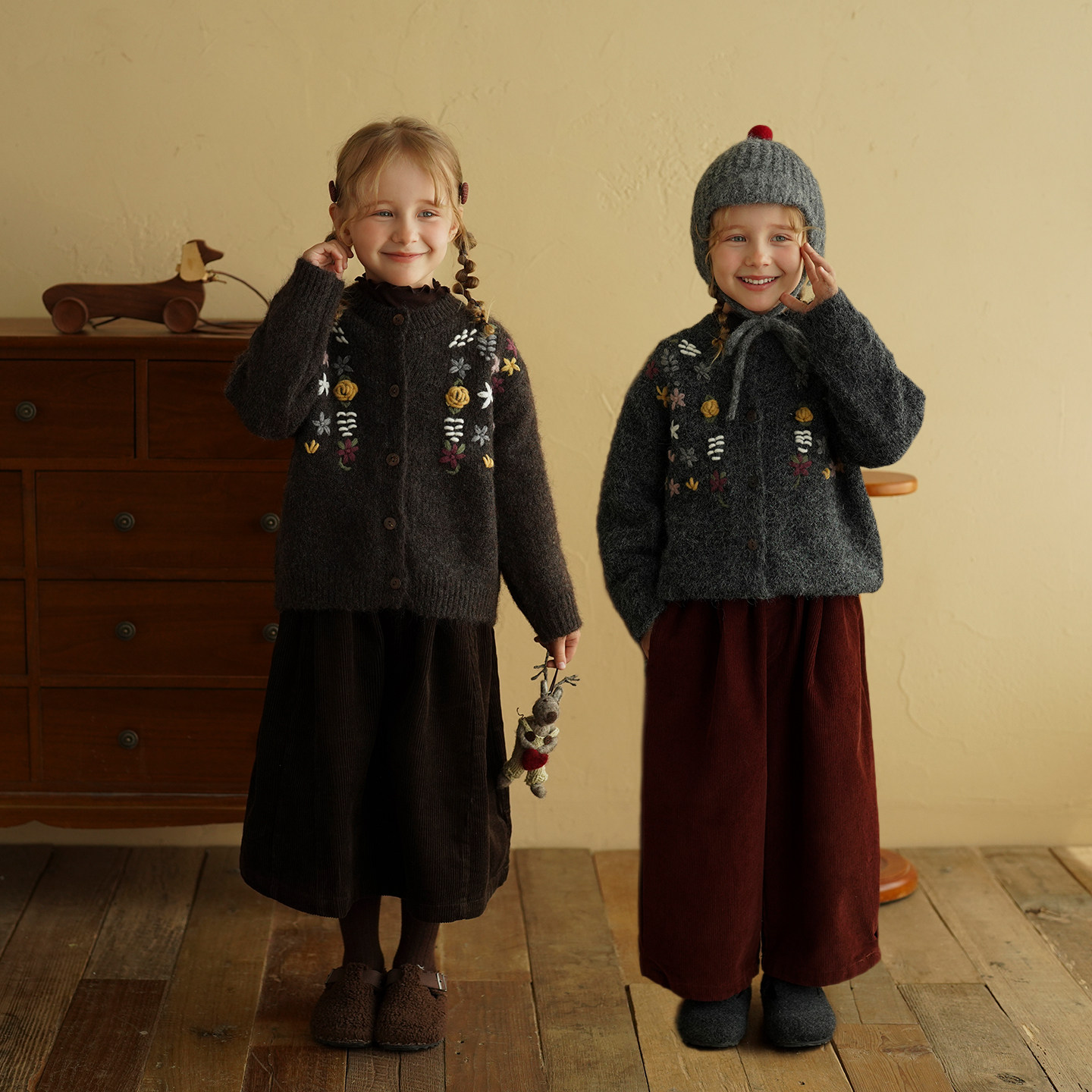 砚台家童装女童森系开衫毛衣外套2026春秋新款儿童针织衫女宝上衣,淘宝优惠券,粉丝福利购,淘宝优惠卷