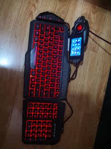 赛钛客 saitek 美加狮 Mad Catz S.T.R.I.K.E.7 游戏 键盘 线升级