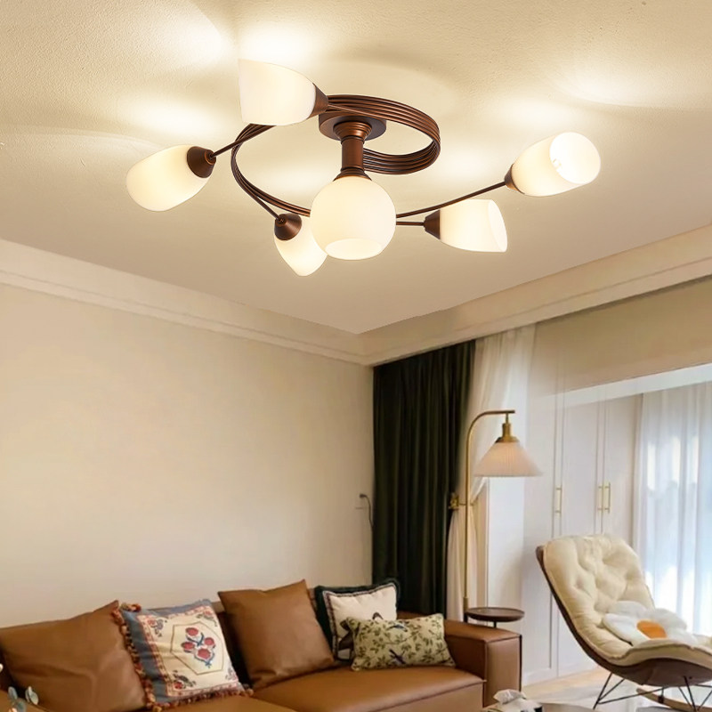 美式卧室吸顶灯2025年新款书房主卧灯乡村复古简约房间客厅灯具,淘宝优惠券,粉丝福利购,淘宝优惠卷