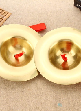 包邮佛具用品佛堂法器纯铜铪子引罄合子铜镲铜钹引庆铜磬木鱼档子