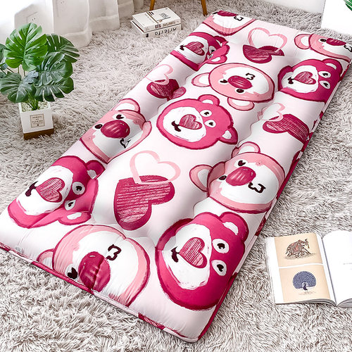 床垫加厚学生宿舍上下铺垫子榻榻米单双人儿童家用睡垫可折叠地铺-图3