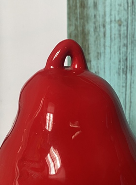 RAE DUNN出口创意圣诞帽摆件陶瓷造型鸟屋挂件鸟窝仓鼠窝圣诞装饰