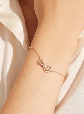 高级感流苏蝴蝶结项链轻奢小众